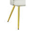 Ensemble de 2 chaises d'appoint en cuir synthétique Gaines