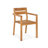 Morones Rectangular Reclaimed Teak 6 Person Indoor Outdoor Dining Set