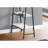 Computer Desk, Home Office, Laptop, Storage Shelves, 48"L, Work, White Marble Look Laminate, Black Metal, Contemporary-2063789213