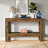 63" Console Table, Farmhouse 2-Tier Entryway Table Sofa Table