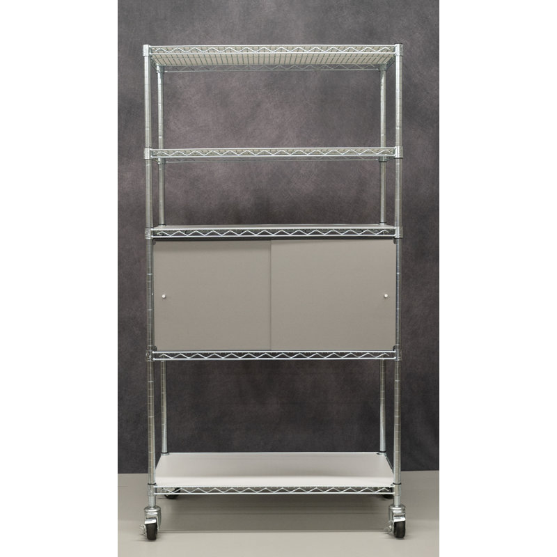 Tablette grillagée, Gris, H 16 po x l 36 po x P 14 po