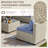 3 Pieces Design-Oriented Rattan Patio Sofa With Coffee Table-941951339