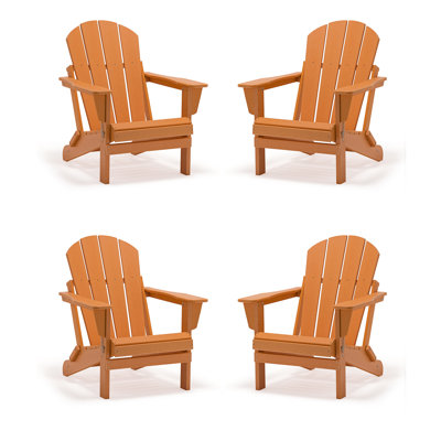 Chaise Adirondack pliante en plastique Lutie