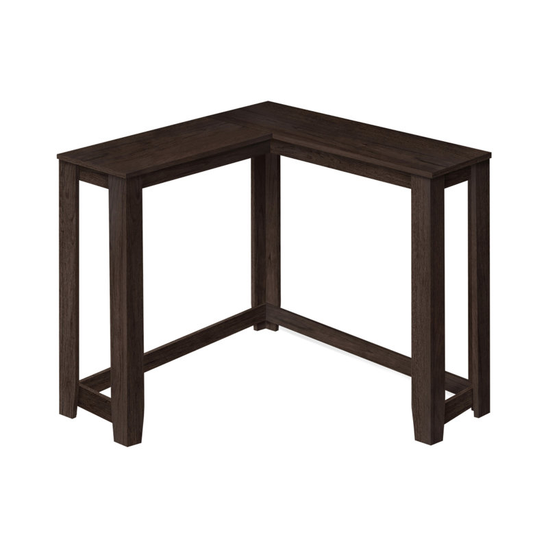Accent Table, Console, Entryway, Narrow, Corner, Living Room, Bedroom, Laminate, Contemporary, Modern, Espresso