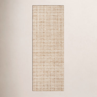 Chris Loves Julia x Loloi Polly Checkered Straw/Ivory Area Rug