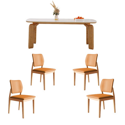 Modern simple solid wood dining table sets
