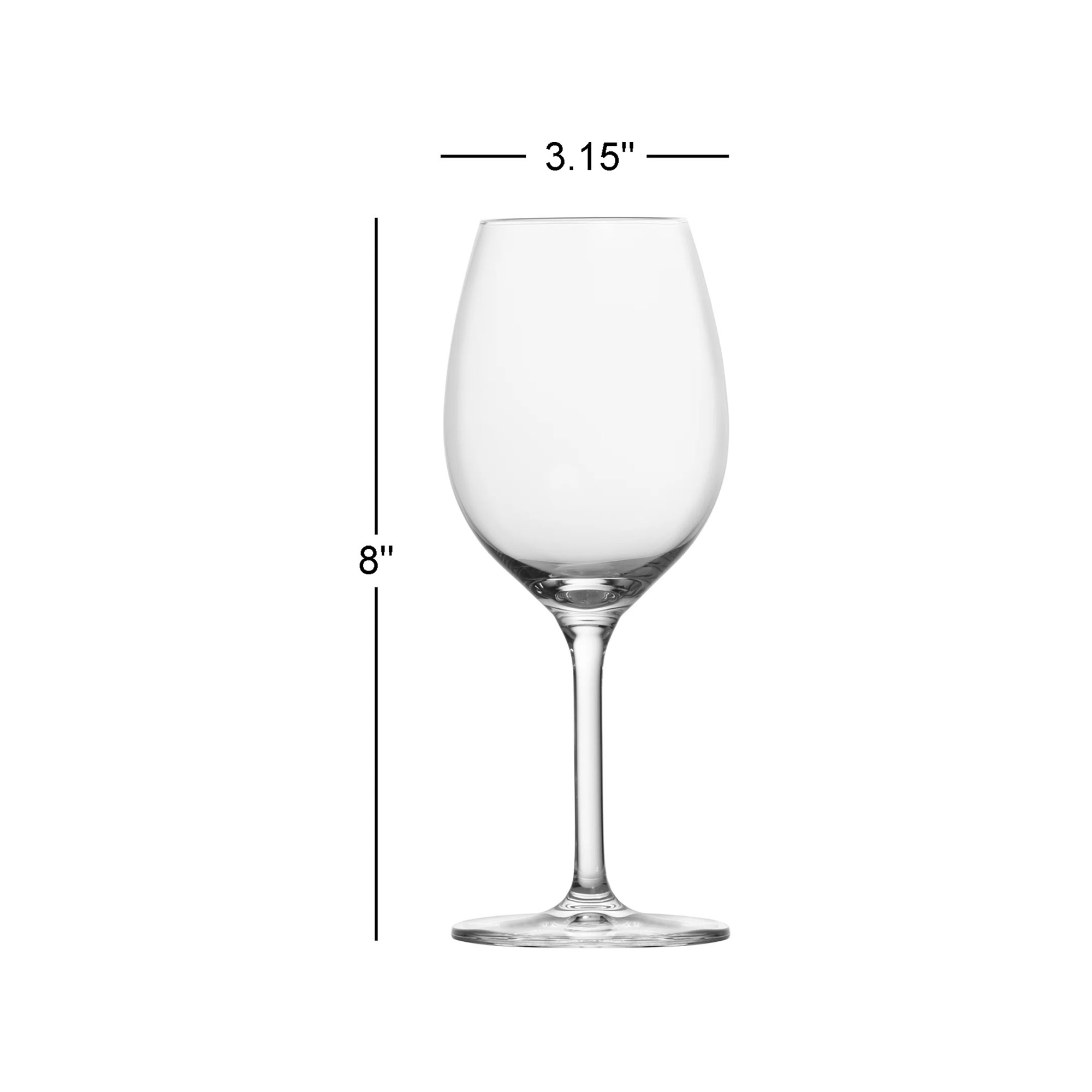 Banquet Sauvignon Blanc White Wine Glass, 12.4 oz.