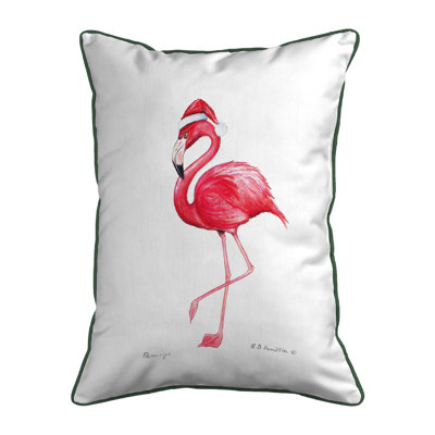 Flamingo Outdoor Throw Pillow