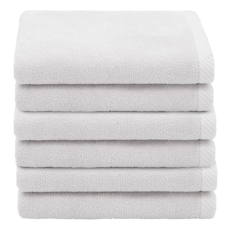  Essuie-mains en coton turc, Argent, 6
