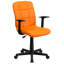 Chaise de bureau pivotante en vinyle Bonavant-100667724-100667720