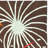 Candelo Soho Hand Tufted Wool/Viscose Abstract Rug in Red/Brown-31778797