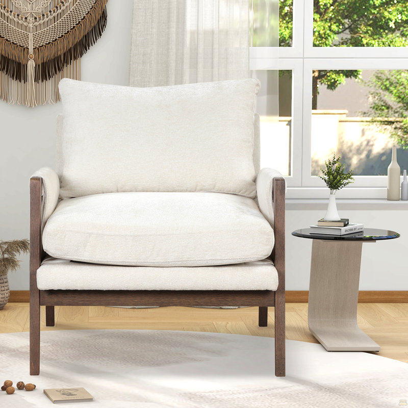 Fauteuil moderne Modern, Blanc