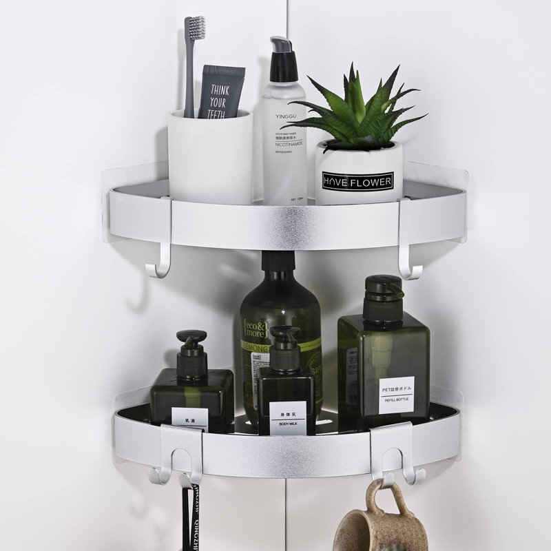 Messner Shower Caddy, Silver