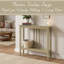 Table d'entrée Aubreyana - Console étroite - Console avec rangement - Décoration de couloir - Tables console en bois pour l'entrée - Table d'appoint console étroite-108203679