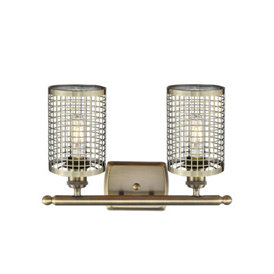 Éclairage pour meuble-lavabo à 2 lumières Jerine