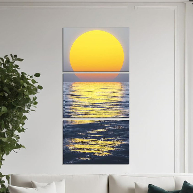 3 Piece Wrapped Canvas Wall Art