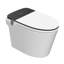 Toilette intelligente H 17 po avec bidet intégré allongé avec siège à ouverture / fermeture automatique, chasse d'eau automatique, siège chauffant
