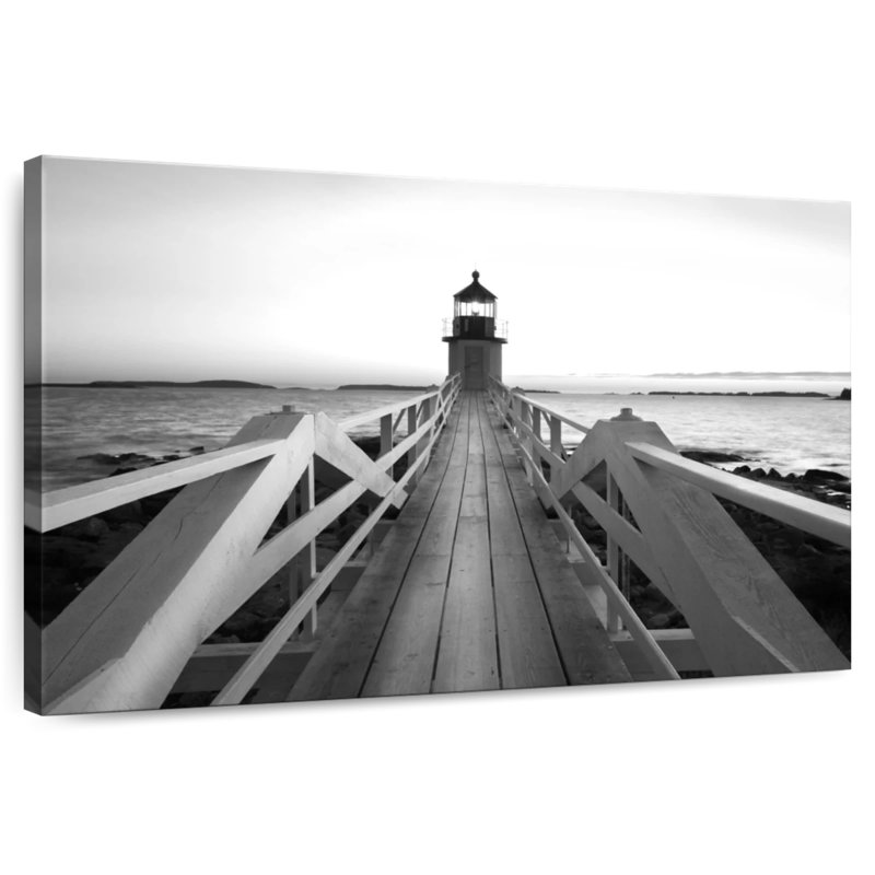 Nicci Marshall Point Lighthouse Pier, 26" H x 39" W