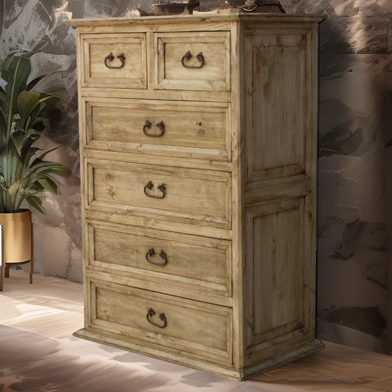 Willow Creek Chest in Honey Finish, Beige