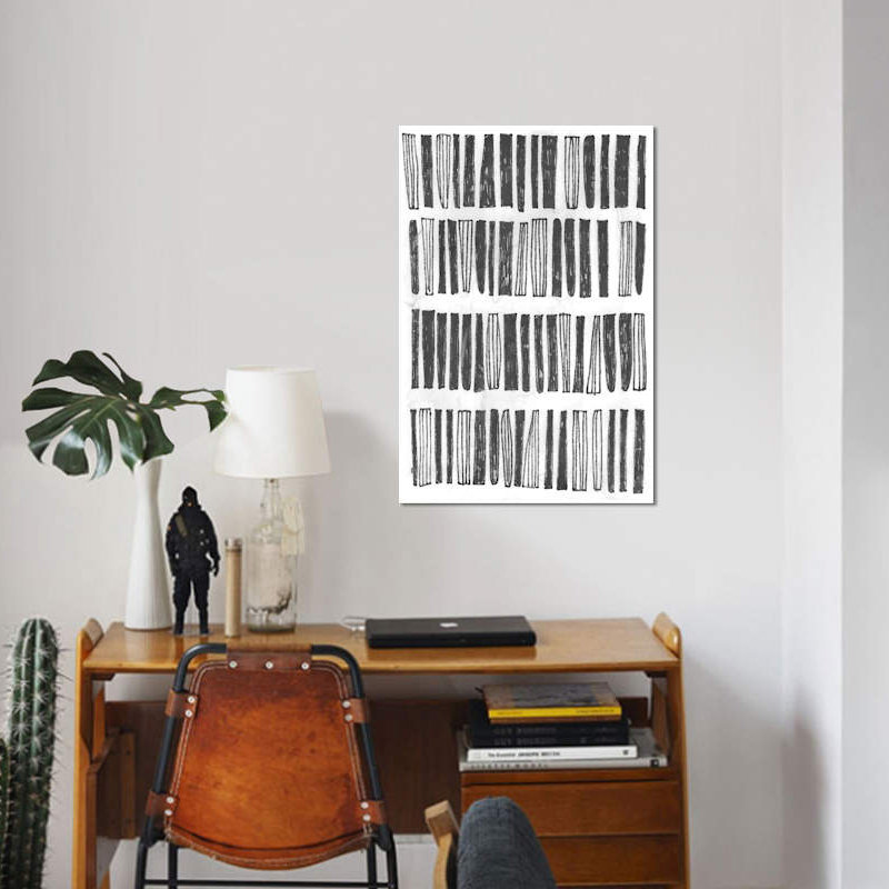« symbol d’impression iv », reproduction sur toile tendue, H 18 po x l 12 po x P 1,5 po, Toile tendue, Pas de tapis