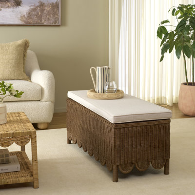 Banc Manon Scallop avec coussin