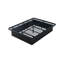 Structure de lit plateforme en métal lourd 16 po de qualité supérieure avec supports en métal pour une durabilité maximale en noir-600642805