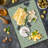 Ambesonne Turtle Cutting Board Large Size Hand Drawn Happy Turtles Multicolor
