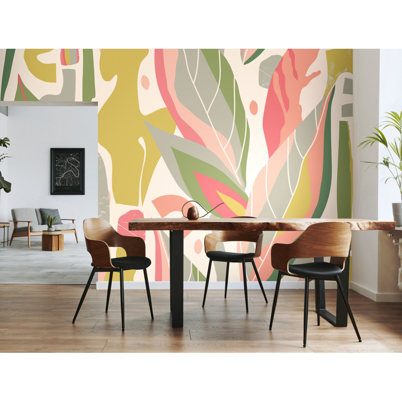 Auberta Mural,  350cm L x 280cm W , Pink