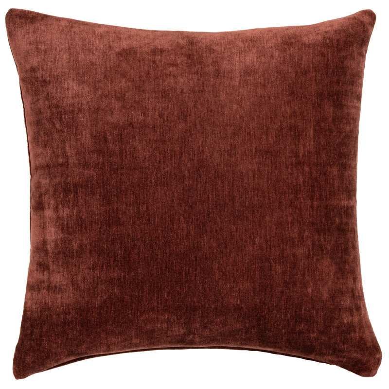 Coussin Renley, 18 po x 18 po, Polyfill, Wine