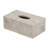 Rectangular Cream Marble Tissue Box Cover