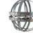 4 - Light Galvanized Chandelier
