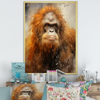 " Apes Portrait Golden Auras "