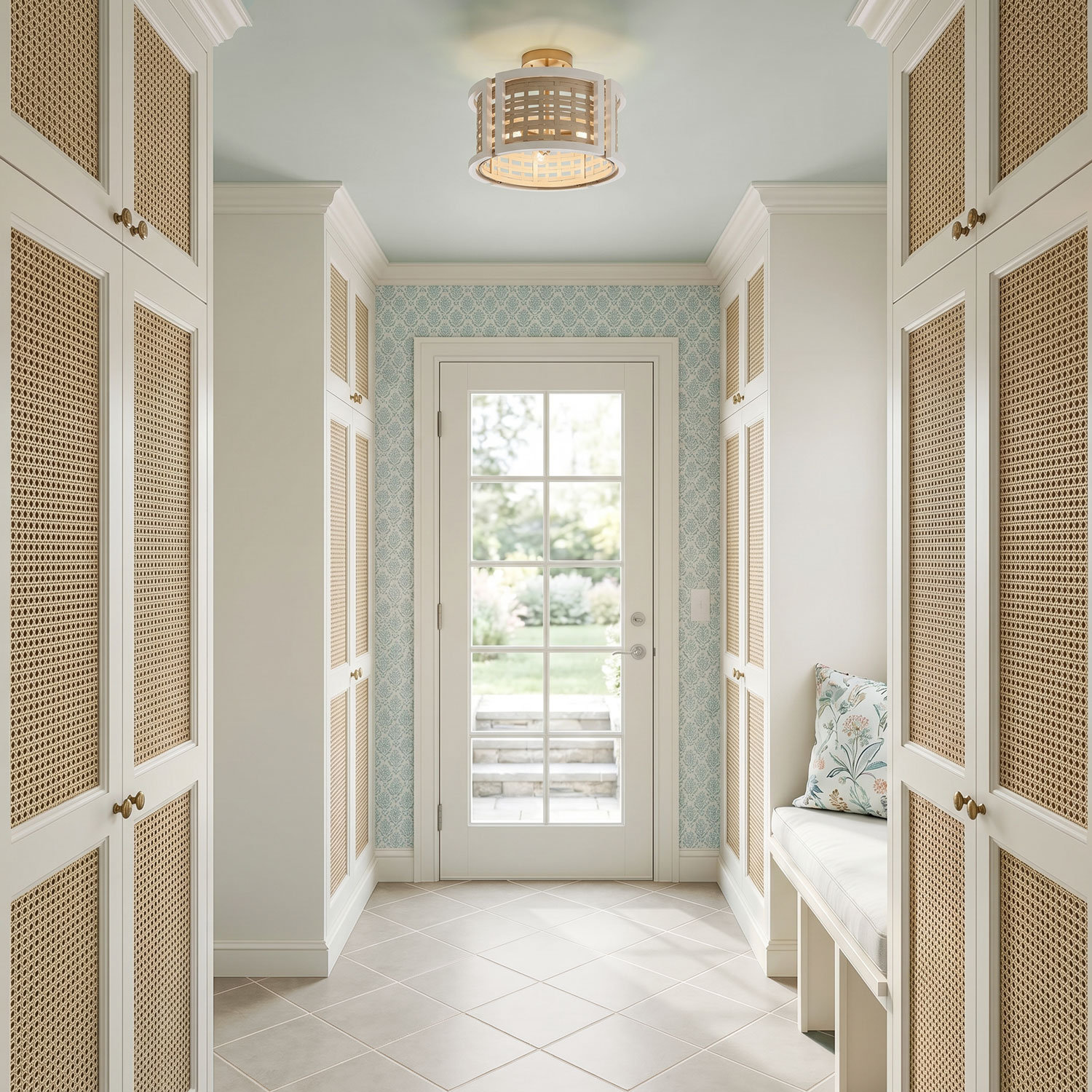 4 Light Dimmable Pendant