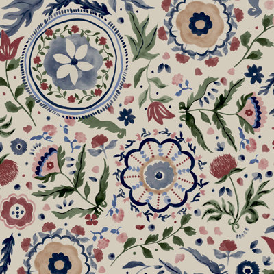 Brooksley Floral Double Roll