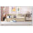 Wood Daybed With Trundle And Fence Guardrails-1732910448-1732910454