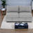 Space-saving Grey Chenille Sofas With Storage, Modern Design For Small Living Spaces