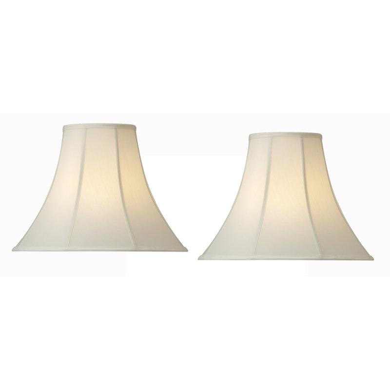 12 in. H x 17 in. W Silk Bell Lamp Shade