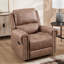 Fauteuil inclinable en similicuir de 38 po de largeur Caleb-1638958661