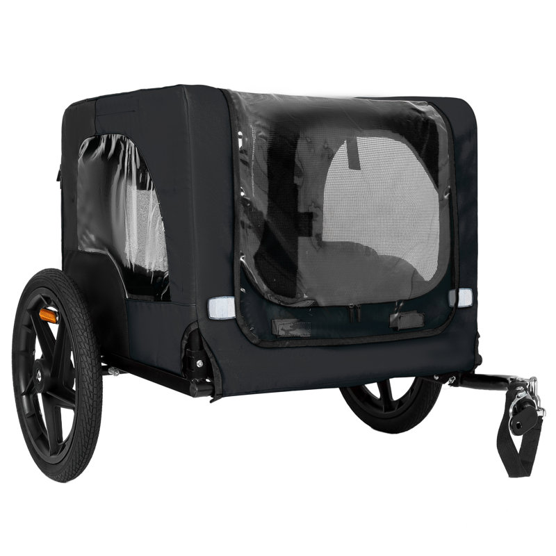 Poussette pliable pour animaux, Noir