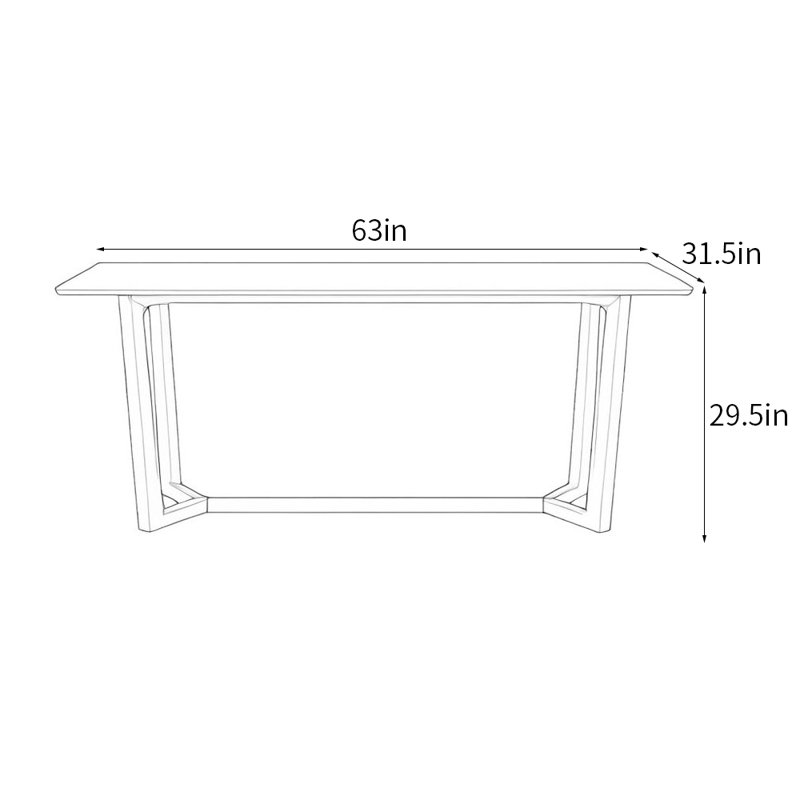 Folkmar, 29.5"H x 63"L x 31.5"W