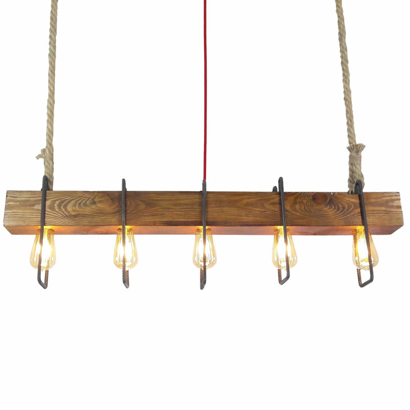 Lustre unique à 5 lumières Batts