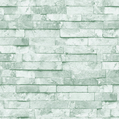 Cyrilmagnin Non-Pasted Vinyl Brick Wallpaper Roll