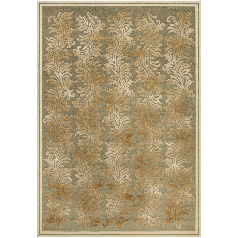 Plume Martha Stewart Performance Floral Rug, Rectangle 8' x 11'2"