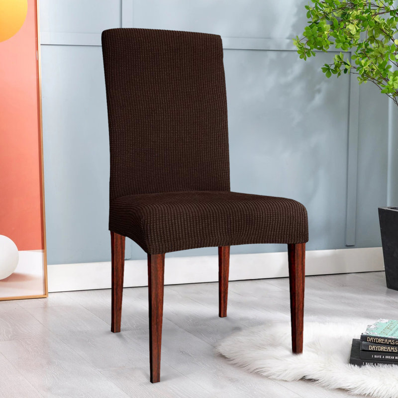 Housse pour chaise de salle à manger, Chocolat