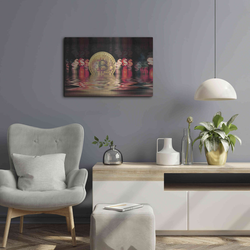Luxe Art «Liquidité» par Andrea Haase, H 16 po x l 24 po