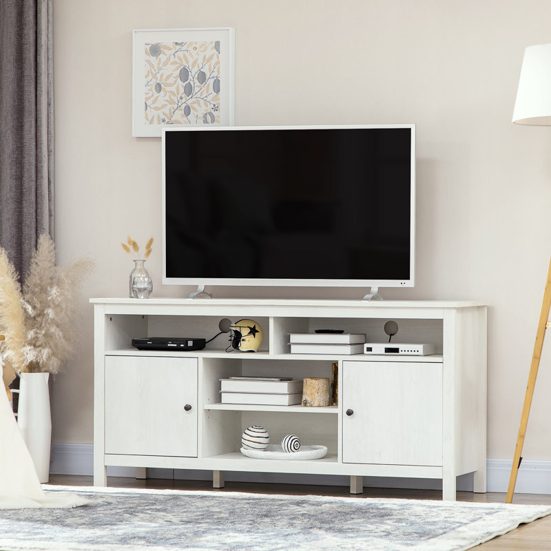 Meuble télé pour téléviseur de 65 po ou moins Maka, Noyer
