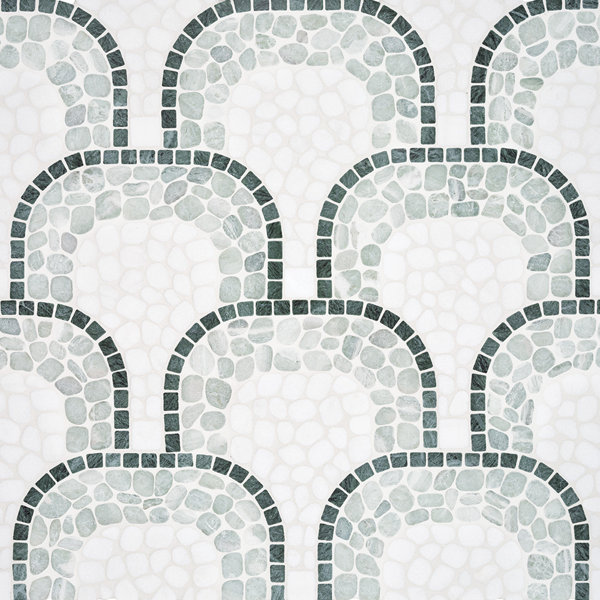 Pebble Cove Mosaic Jade Flow