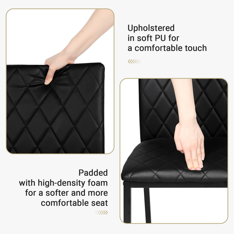 Dining Set, Black, Black