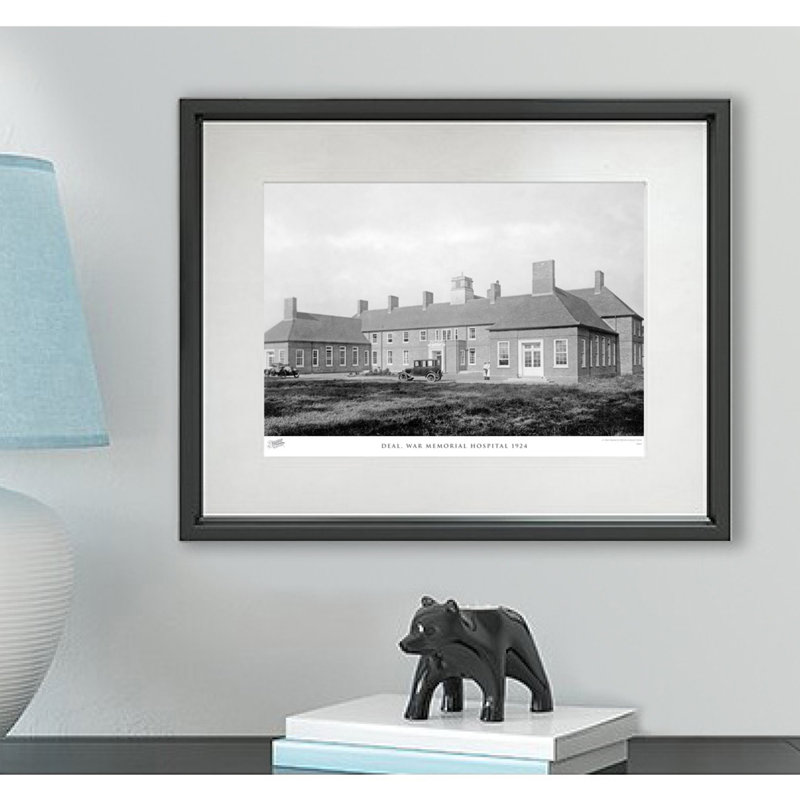 Deal, War Memorial Hospital 1924 - Single Picture Frame Print, 28cm H x 36cm W x 2.3cm D