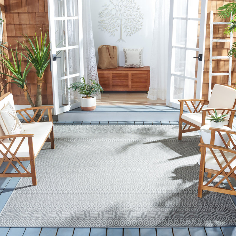 Tapis d'intérieur / extérieur Waynesburg, Rectangle 8 pi x 10 pi